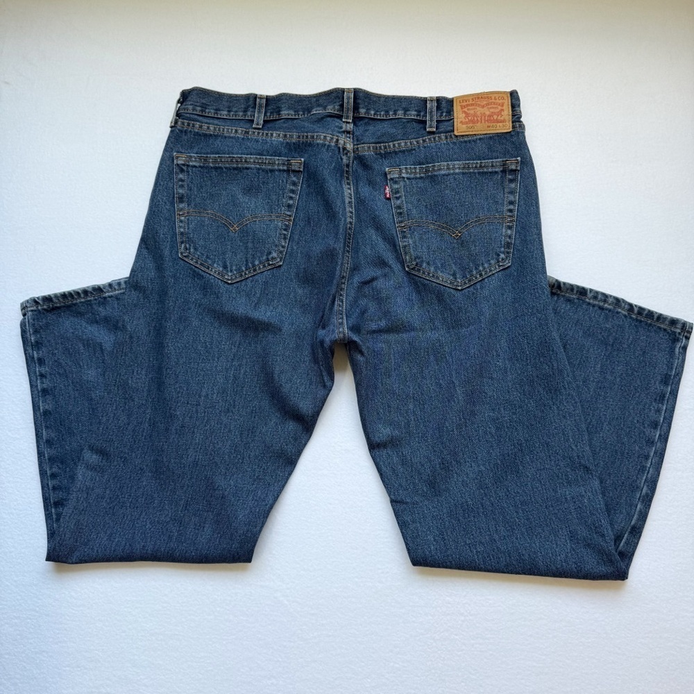 Levi's Blue Relaxed Jeans Classic Fit - Picture 13 of 13